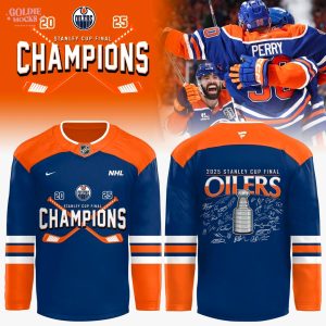 Edmonton Oilers 2025 Stanley Cup Champions 2025 For Fans Hockey Jersey