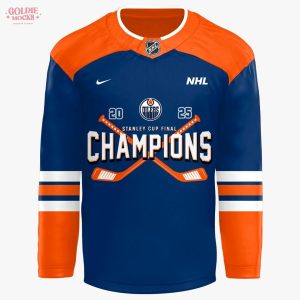 Edmonton Oilers 2025 Stanley Cup Champions 2025 For Fans Hockey Jersey