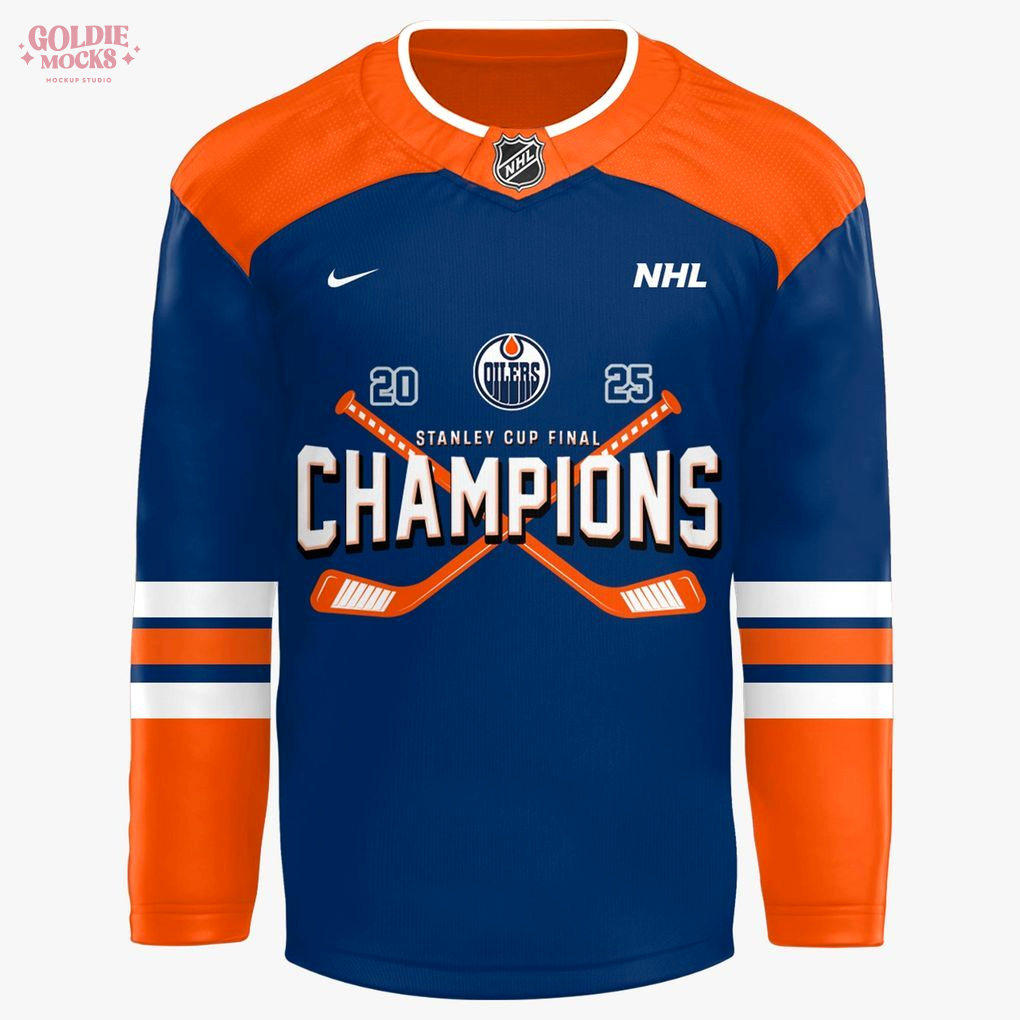 Edmonton Oilers 2025 Stanley Cup Champions 2025 For Fans Hockey Jersey Edmonton Oilers 2025 Stanley Cup Champions 2025 For Fans Hockey Jersey