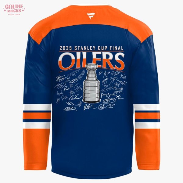 Edmonton Oilers 2025 Stanley Cup Champions 2025 For Fans Hockey Jersey