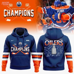 Edmonton Oilers 2025 Stanley Cup Champions 2025 For Fans Hoodie