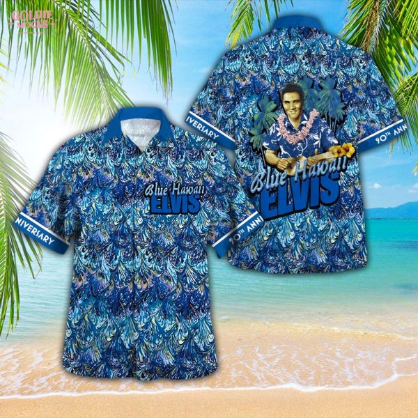 Elvis Presley Blue Hawaii For Fans Hawaiian Shirt