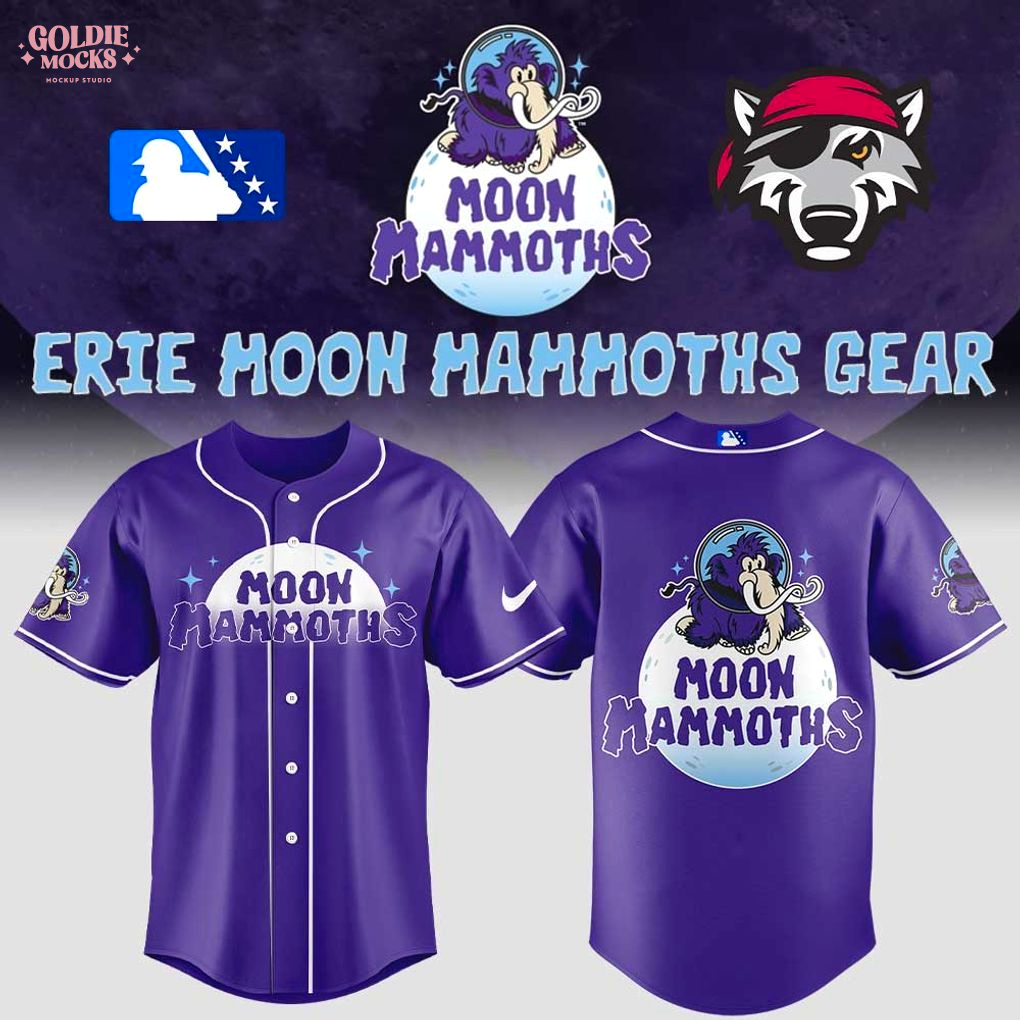 Erie SeaWolves Moon Mammoths Gear New Edition 2025 Purple Jersey Erie SeaWolves Moon Mammoths Gear New Edition 2025 Purple Jersey