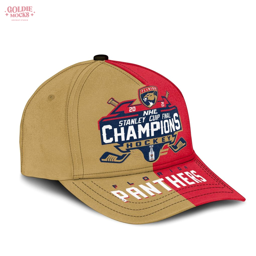 Florida panthers 2025 Champions Stanly Cup Cap Florida panthers 2025 Champions Stanly Cup Cap