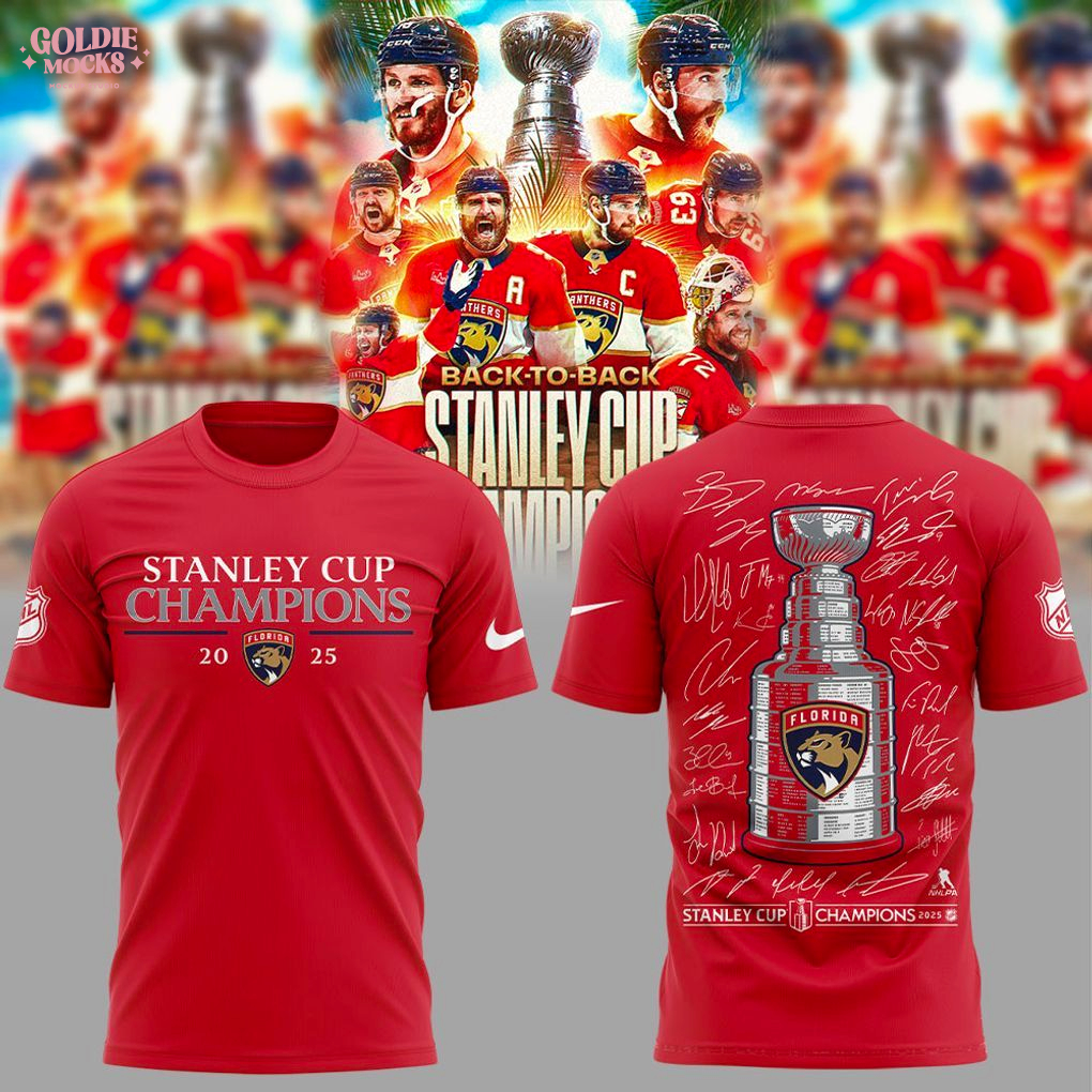 Florida Panthers 2025 Stanley Cup Champions Special T-Shirt Florida Panthers 2025 Stanley Cup Champions Special T-Shirt