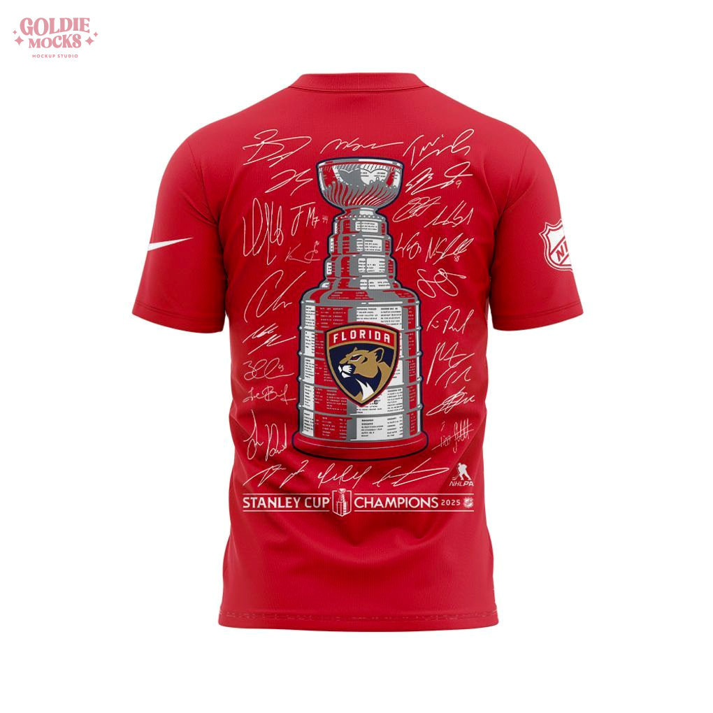 Florida Panthers 2025 Stanley Cup Champions Special T-Shirt Florida Panthers 2025 Stanley Cup Champions Special T-Shirt