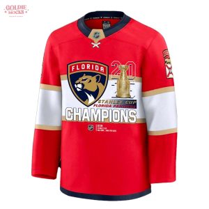 Florida Panthers 2025 Stanley Cup Finals Hockey League Back-To-Back Jersey