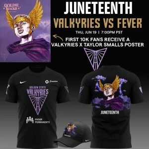 Golden State Valkyries x Juneteenth 2025 T-Shirt