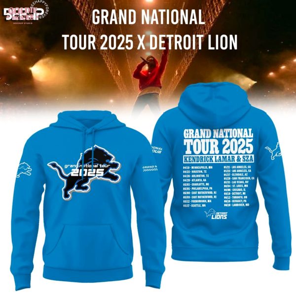 Grand National Tour 2025 x Detroit Lions T-Shirt
