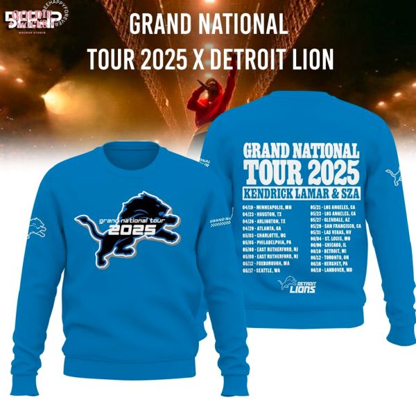 Grand National Tour 2025 x Detroit Lions T-Shirt
