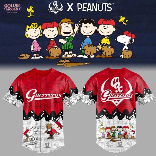 Guerreros x Peanuts 2025 Baseball Jersey