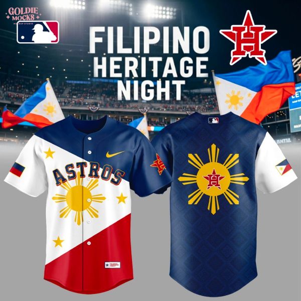 Houston Astros Celebrating Filipino Heritage Night 2025 Jersey
