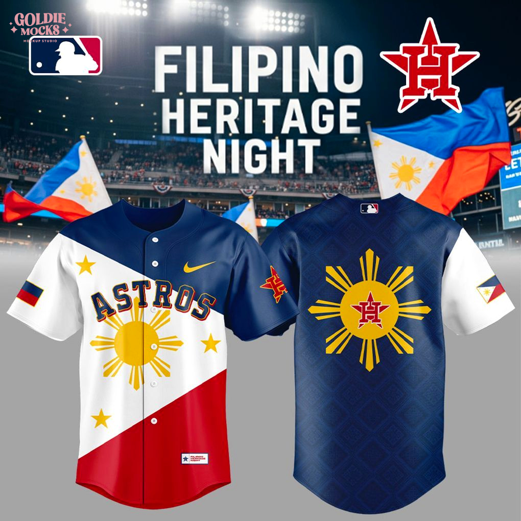 Houston Astros Celebrating Filipino Heritage Night 2025 Jersey Houston Astros Celebrating Filipino Heritage Night 2025 Jersey
