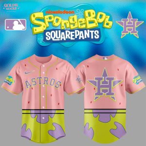 Houston Astros SpongeBob SquarePants 2025 Jersey