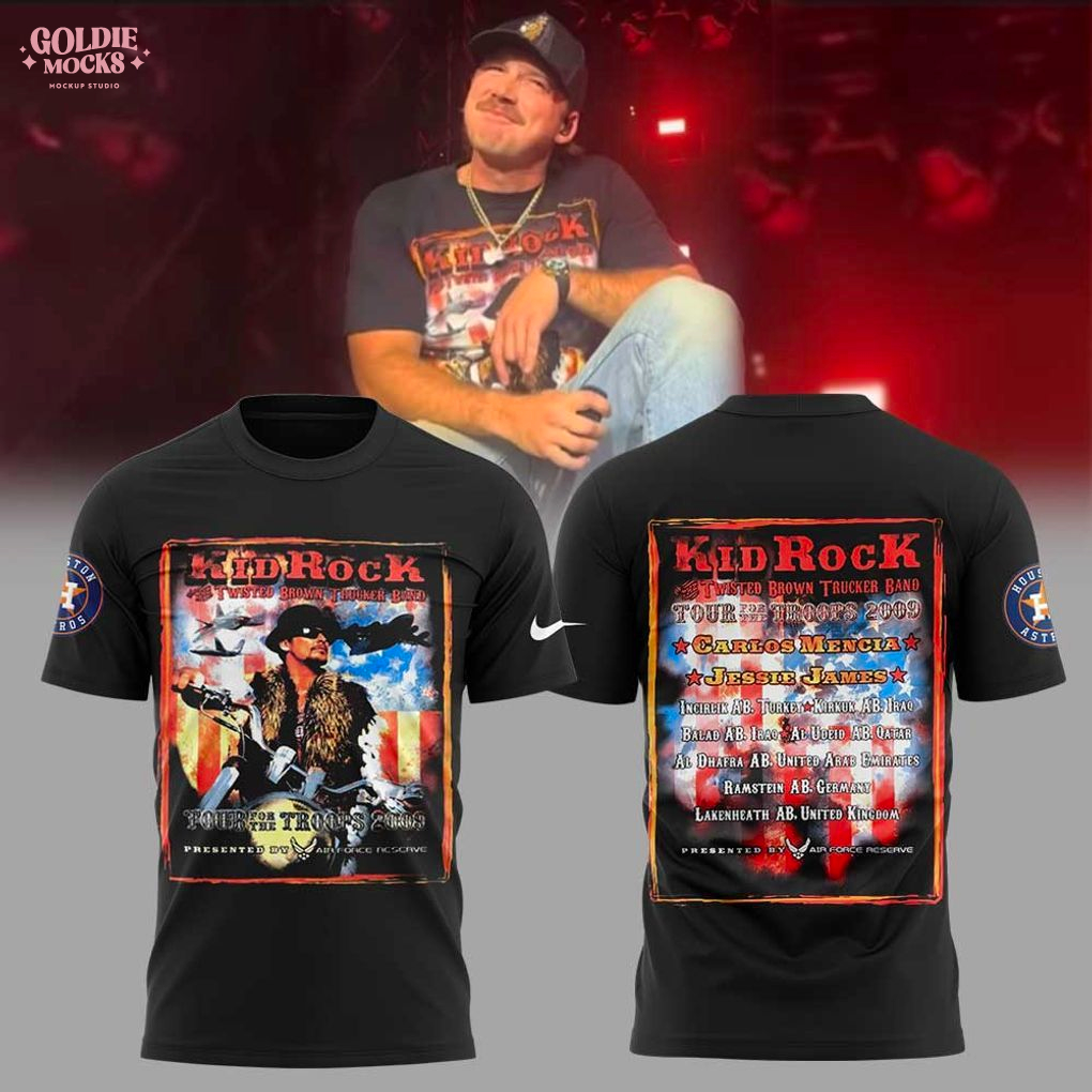 Houston Astros x Bryan ‘I’m The Problem Tour’ Kid Rock T-Shirt Houston Astros x Bryan ‘I’m The Problem Tour’ Kid Rock T-Shirt