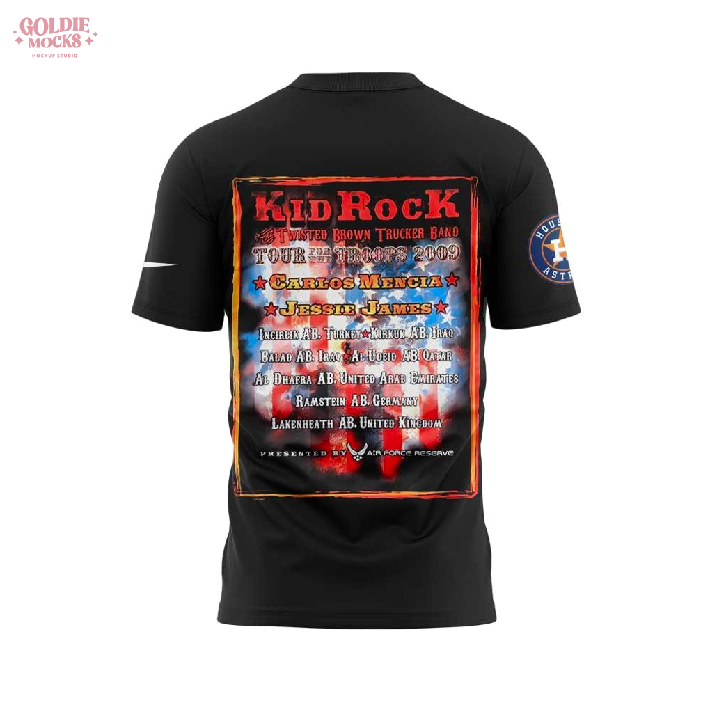 Houston Astros x Bryan ‘I’m The Problem Tour’ Kid Rock T-Shirt Houston Astros x Bryan ‘I’m The Problem Tour’ Kid Rock T-Shirt