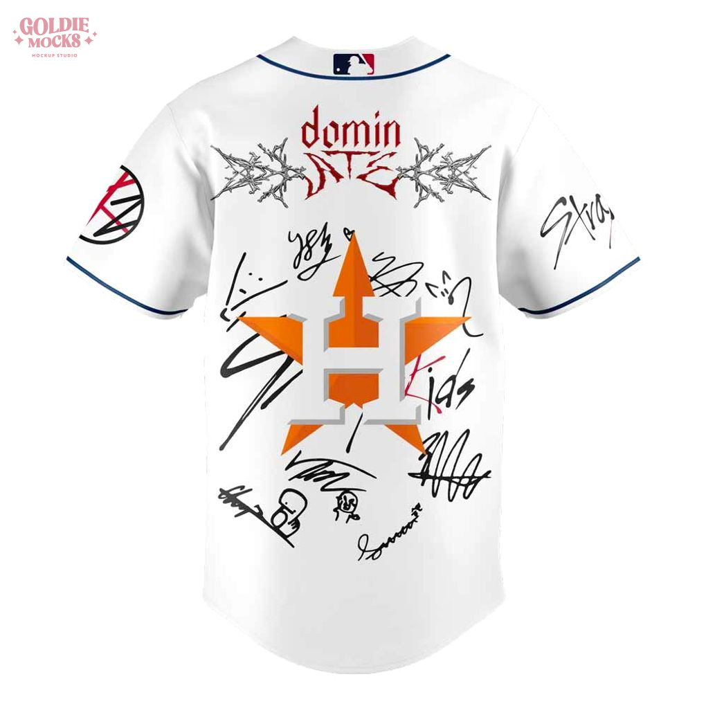 Houston Astros x Stray Kids ATE Tour Signature All Team For Fans 2025 Jersey Houston Astros x Stray Kids ATE Tour Signature All Team For Fans 2025 Jersey