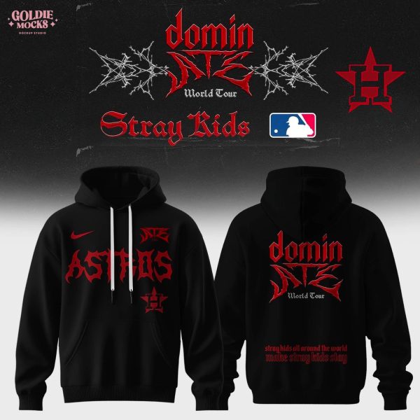Houston Astros x Stray Kids Dominate World Tour 2025 All Team Hoodie