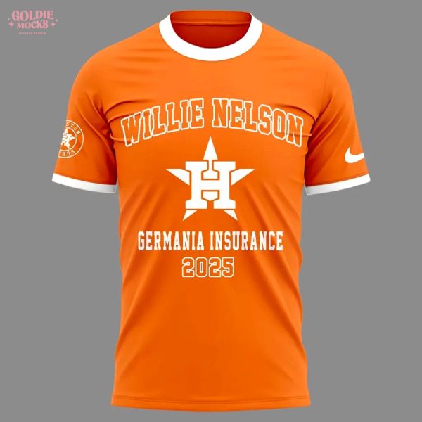 Houston Astros x Willie Nelson’s Tour 2025 T-Shirt