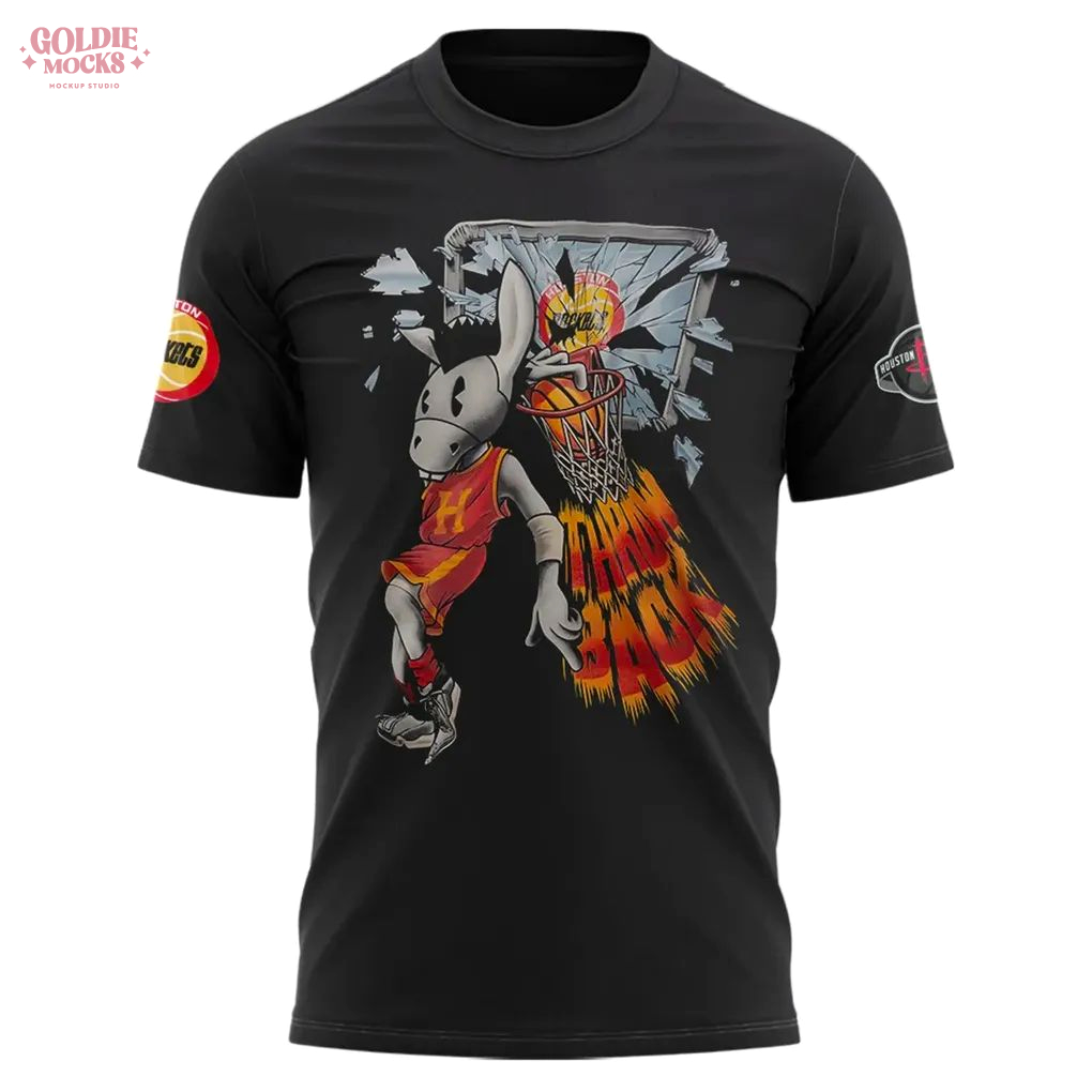 Houston Rockets x Donkeeboy Art 2025 T-Shirt Houston Rockets x Donkeeboy Art 2025 T-Shirt
