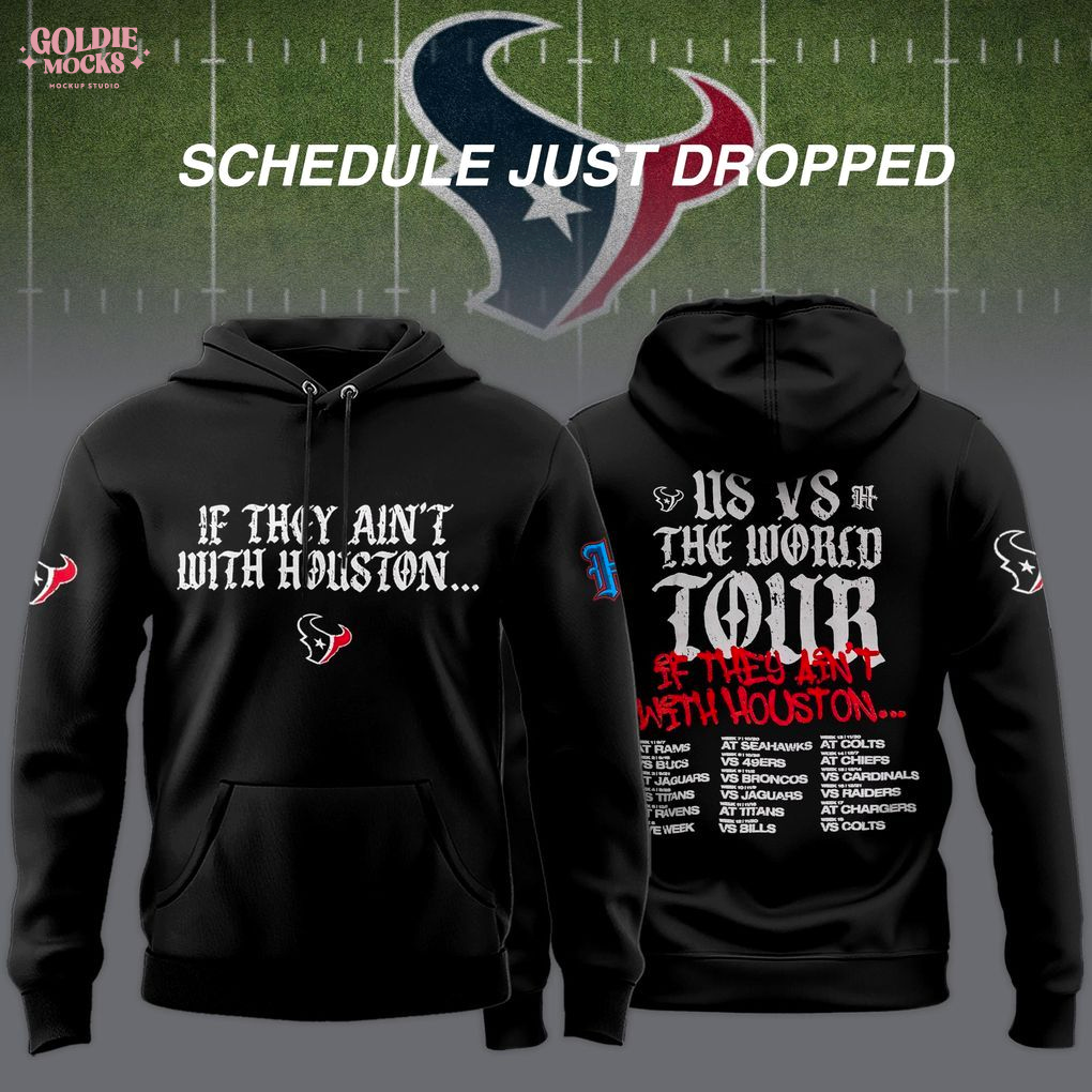 Houston Texans The World Tour 2025 Hoodie Houston Texans The World Tour 2025 Hoodie