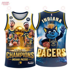Indiana Pacers 2025 Finals Champions Basketball Jersey