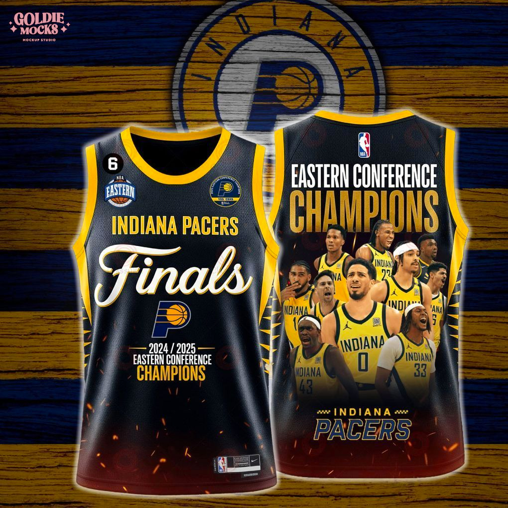 Indiana Pacers Eastern Conference 2025 Champions For Fans Special Jersey Indiana Pacers Eastern Conference 2025 Champions For Fans Special Jersey