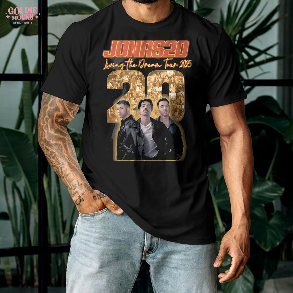 Jonas Brothers Jonas20 Living the Dream Tour 2025 Shirt Jonas Brothers Jonas20 Living the Dream Tour 2025 Shirt