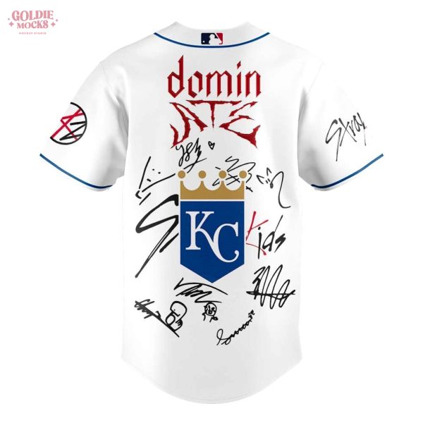 Kansas City Royals x Stray Kids ATE Tour Signature All Team For Fans 2025 Jersey