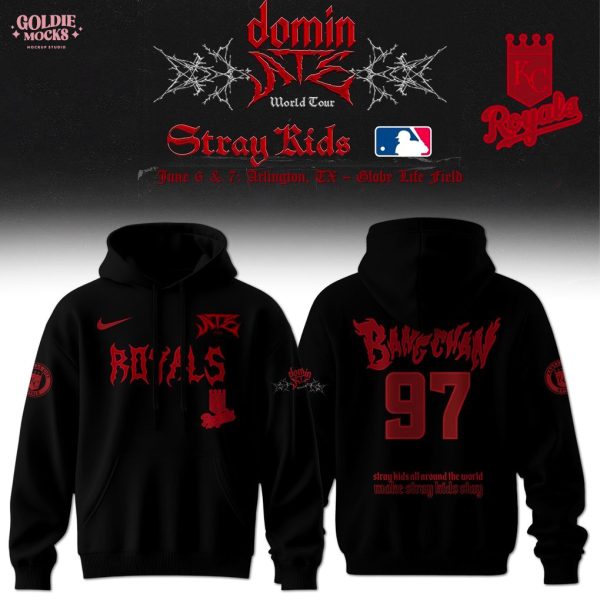 Kansas City Royals x Stray Kids Dominate World Tour 2025 All Team Hoodie