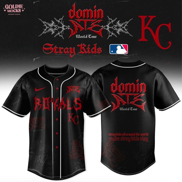 Kansas City Royals x Stray Kids Dominate World Tour 2025 All Team Jersey