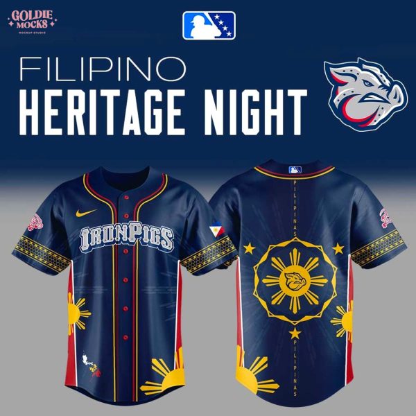 Lehigh Valley IronPigs Filipino Heritage Night 2025 Jersey