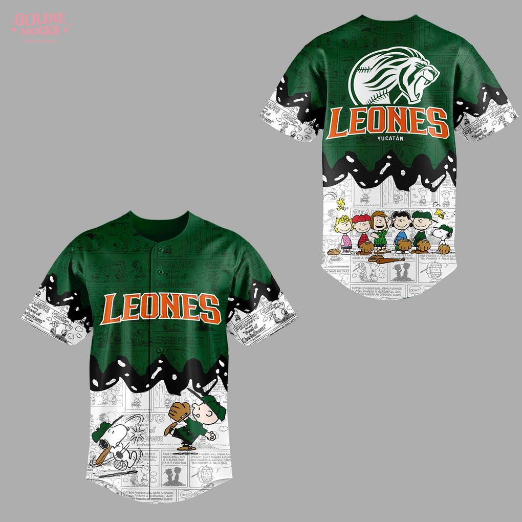 Leones de Yucatán Peanuts 2025 Jersey Leones de Yucatán Peanuts 2025 Jersey