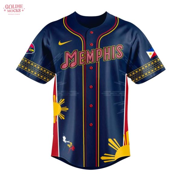 Limited Memphis Redbirds Filipino Heritage Night Jersey