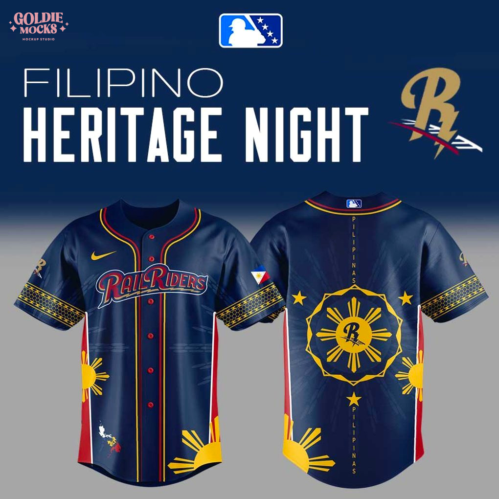 Limited Scranton/Wilkes-Barre RailRiders Filipino Heritage Night Jersey Limited Scranton/Wilkes-Barre RailRiders Filipino Heritage Night Jersey
