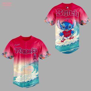 Los Angeles Angels x Stitch Aloha 2025 Jersey