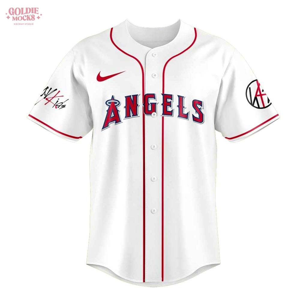 Los Angeles Angels x Stray Kids ATE Tour Signature All Team For Fans 2025 Jersey Los Angeles Angels x Stray Kids ATE Tour Signature All Team For Fans 2025 Jersey