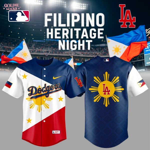 Los Angeles Dodgers Celebrating Filipino Heritage Night 2025 Jersey