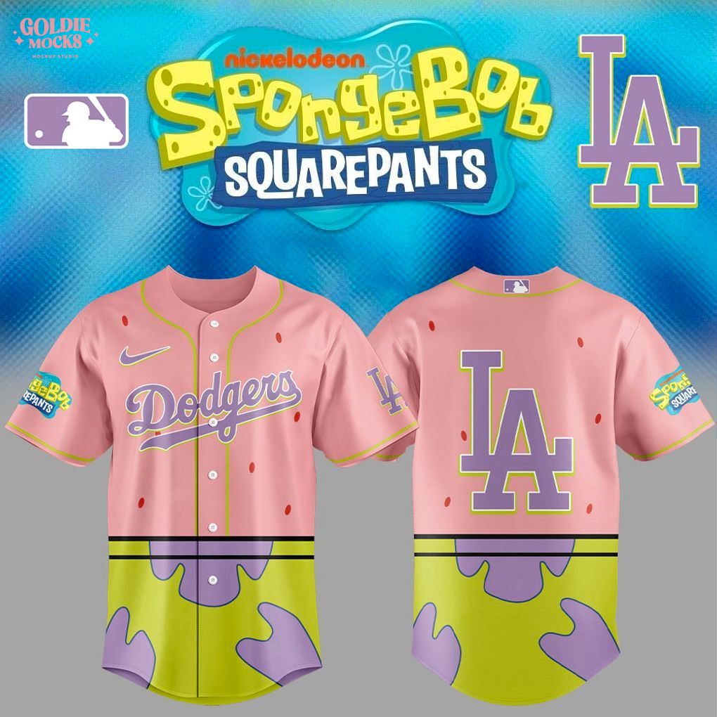 Los Angeles Dodgers SpongeBob SquarePants 2025 Jersey Los Angeles Dodgers SpongeBob SquarePants 2025 Jersey