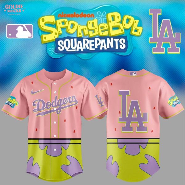 Los Angeles Dodgers SpongeBob SquarePants 2025 Jersey