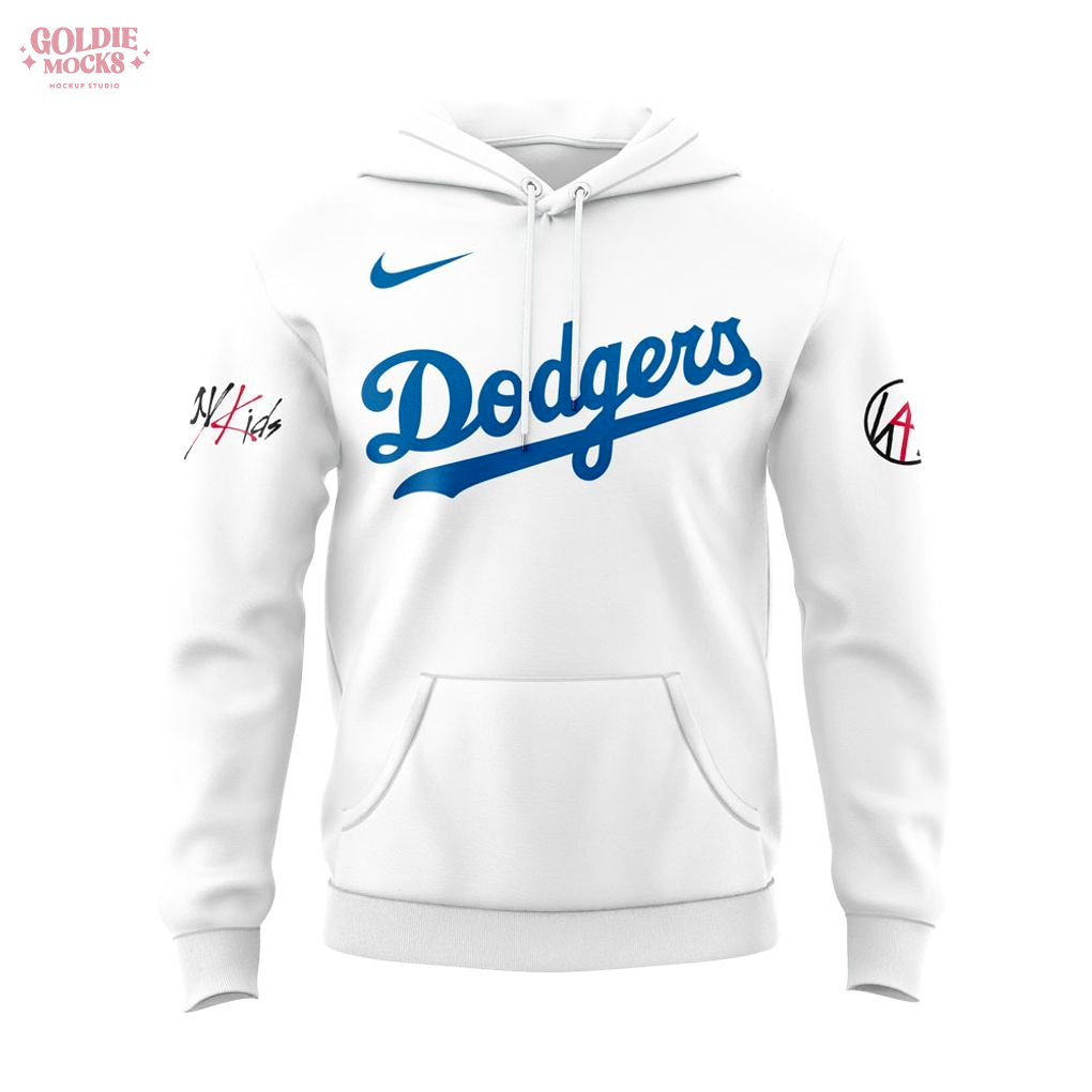 Los Angeles Dodgers x ATE Show Signature 2025 White Hoodie Los Angeles Dodgers x ATE Show Signature 2025 White Hoodie