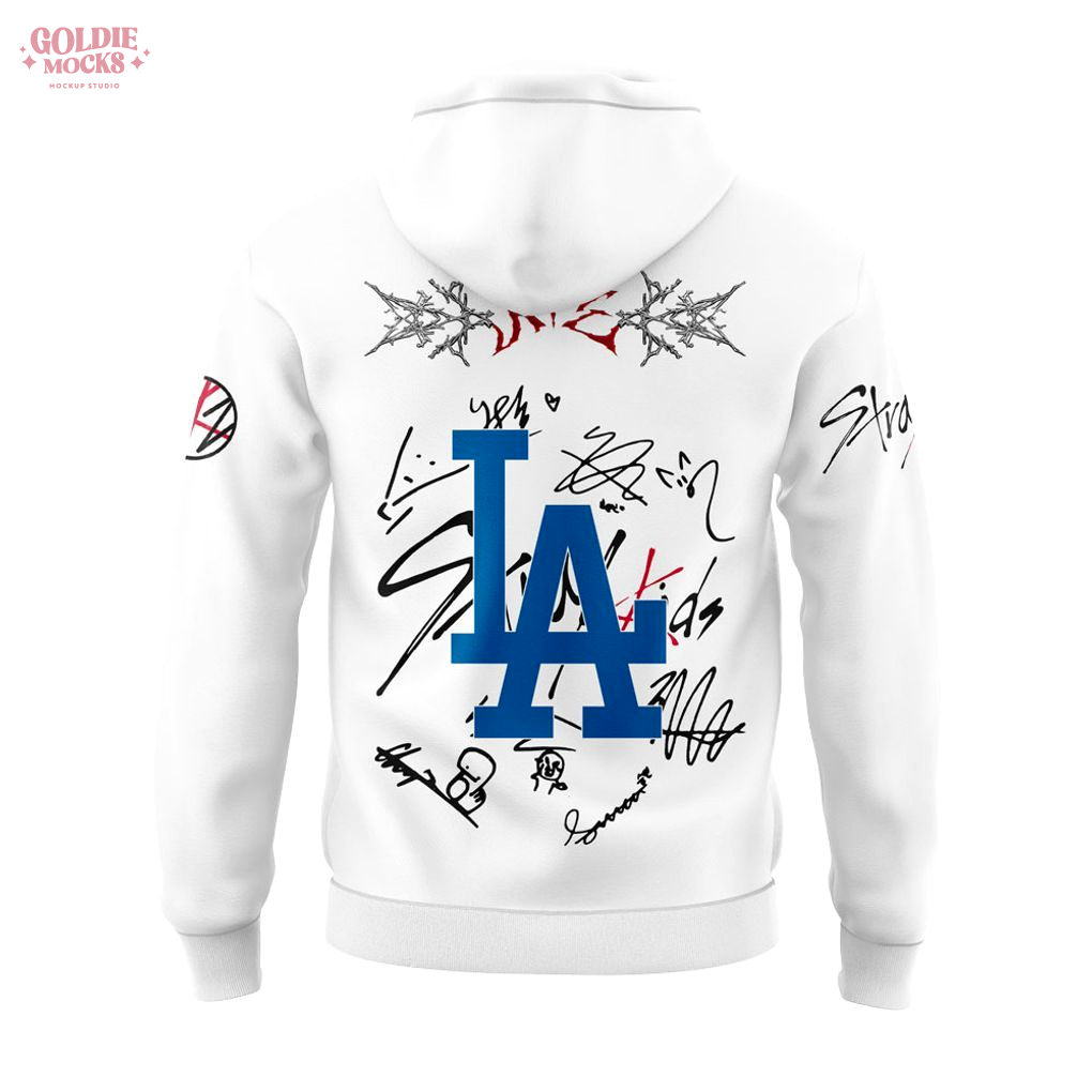 Los Angeles Dodgers x ATE Show Signature 2025 White Hoodie Los Angeles Dodgers x ATE Show Signature 2025 White Hoodie