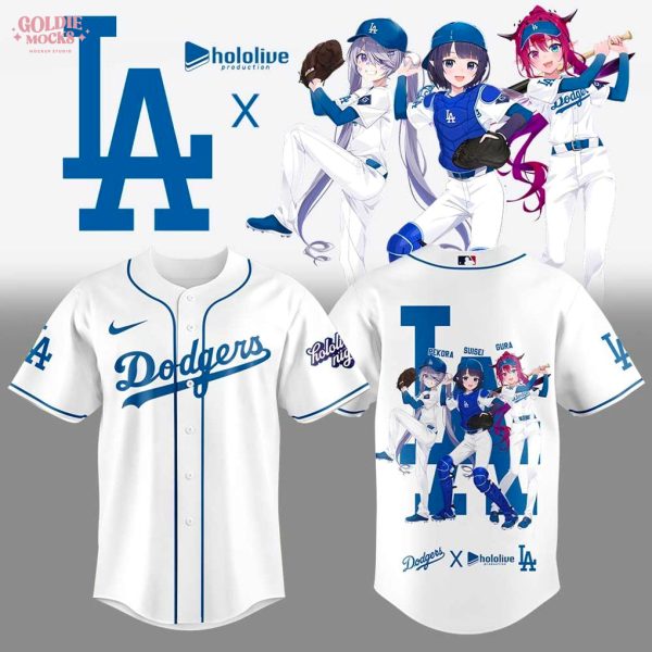 Los Angeles Dodgers x Hololive Night 2025 Jersey