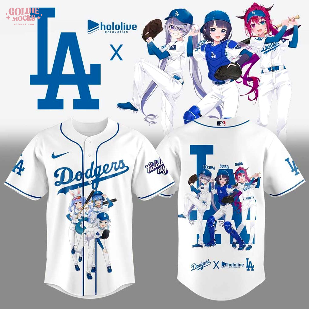 Los Angeles Dodgers x Hololive Night Collaboration 2025 Jersey Los Angeles Dodgers x Hololive Night Collaboration 2025 Jersey