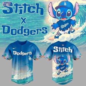 Los Angeles Dodgers x Stitch Aloha 2025 Jersey