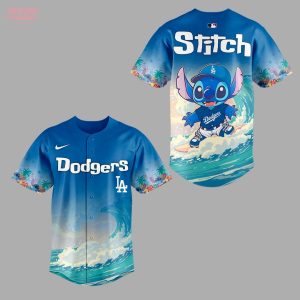 Los Angeles Dodgers x Stitch Aloha 2025 Jersey