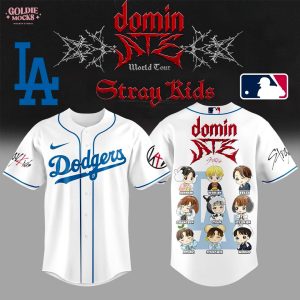 Los Angeles Dodgers x Stray Kids Domin ATE Tour 2025 Chibi All Team Jersey