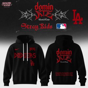 Los Angeles Dodgers x Stray Kids Dominate World Tour 2025 All Team Hoodie