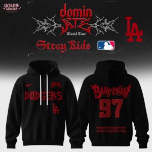 Los Angeles Dodgers x Stray Kids Dominate World Tour 2025 All Team Hoodie