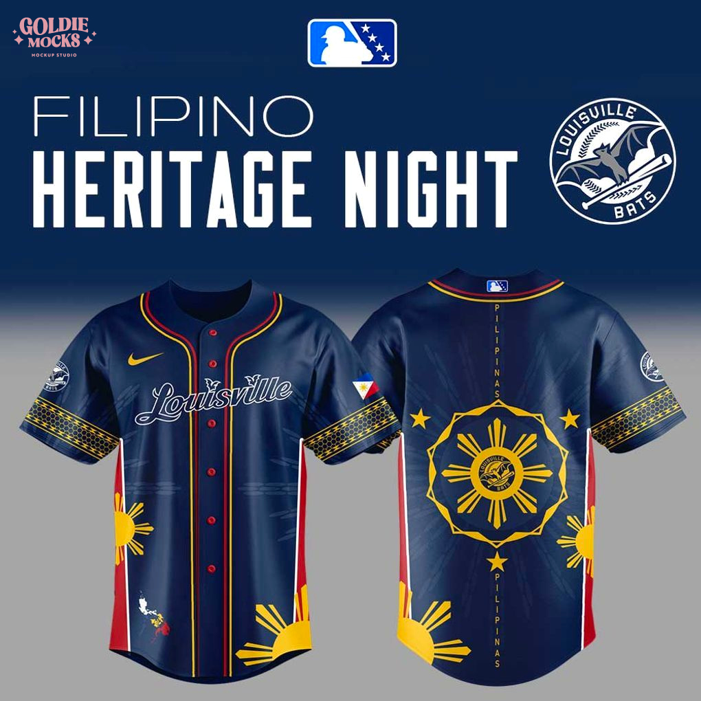 Louisville Bats Filipino Heritage Night 2025 Jersey Louisville Bats Filipino Heritage Night 2025 Jersey